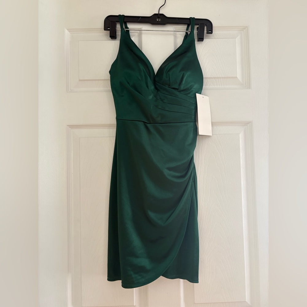 Honey and Rosie Green Cocktail Dress
